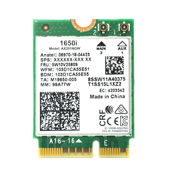 1650I Ax201Ngw Wifi Card 3000Mbps Wifi6 2 4G/5G Dual-Band Cnvio2