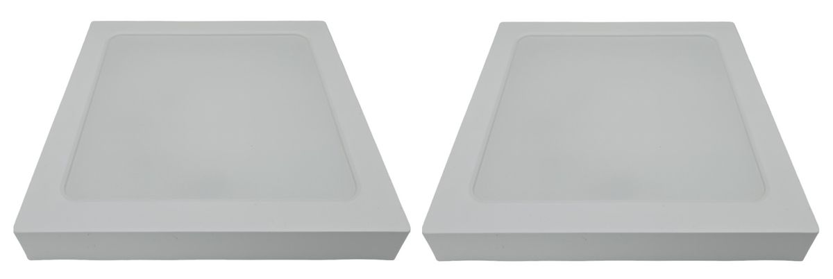 Square LED Panel Light 18W 225mm x 225mm - 2 Pack Cool White
