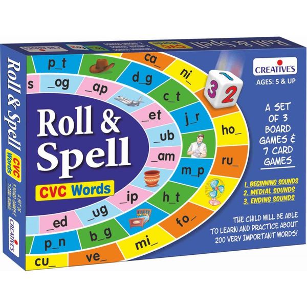 Creative's Roll and Spell - CVC Words
