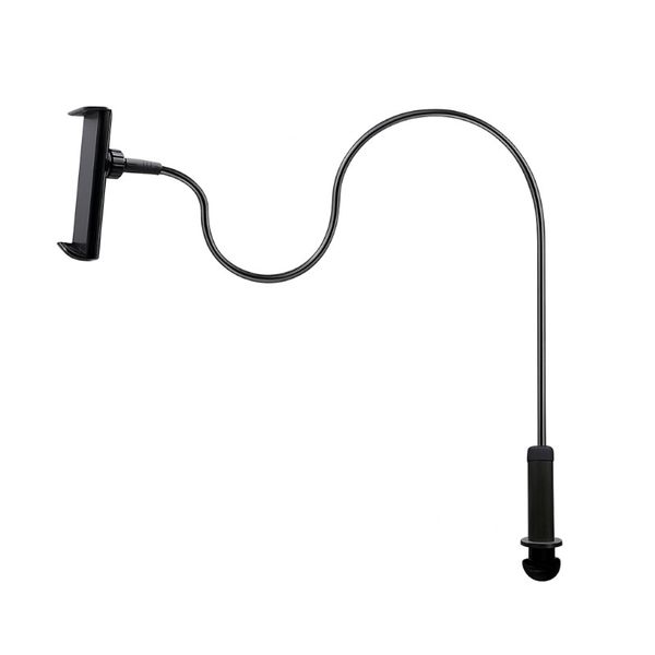 Flexible Long Arm Mobile Phone &amp; Tablet Stand - 1.38m - Black