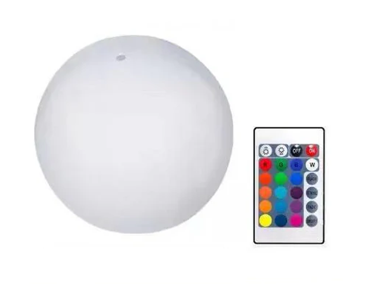 LED Beach Ball with Remote Control - 16 Colors Lights