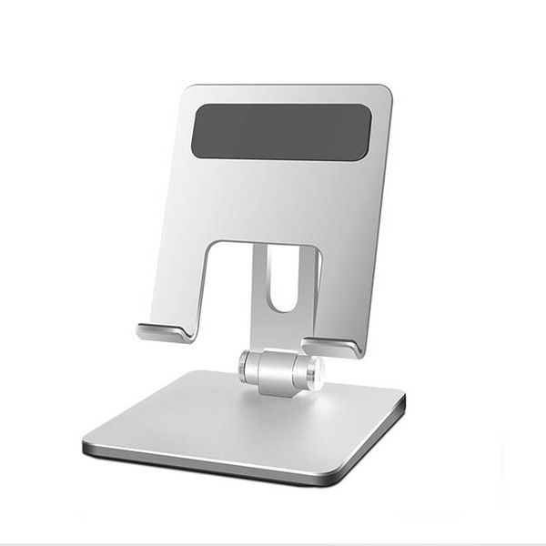 Tablet Stand Multi Angle Adjustment Folding Stable Tablets Holder Silver
