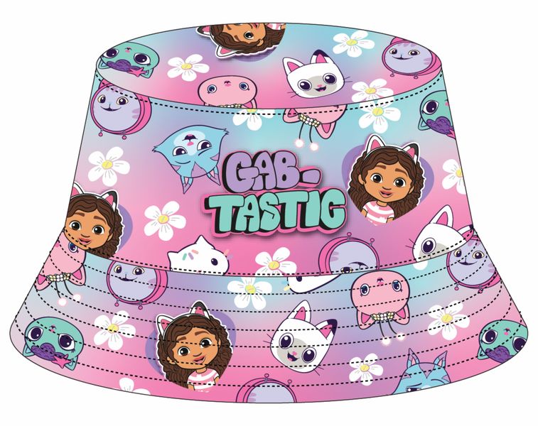 GABBY'S DOLLHOUSE By Dreamworks Official Licensed Kids Bucket Hat-Sun-Safe