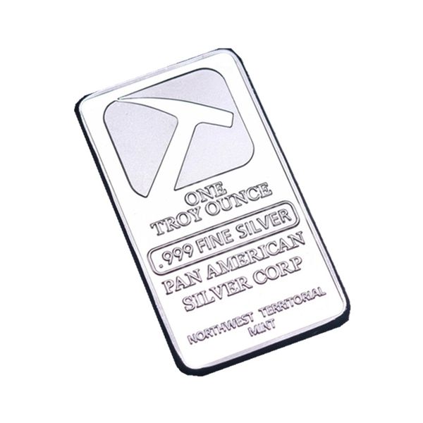 PAN AMERICAN 1oz Fine Silver Bar - Commemorative Coin, 999 Silver-Plated