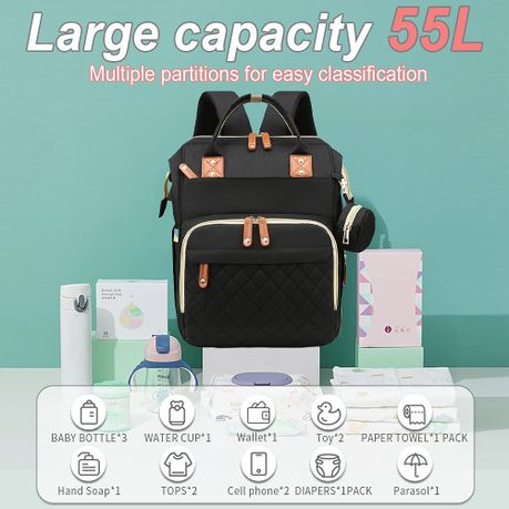 Baby bag store with usb charger