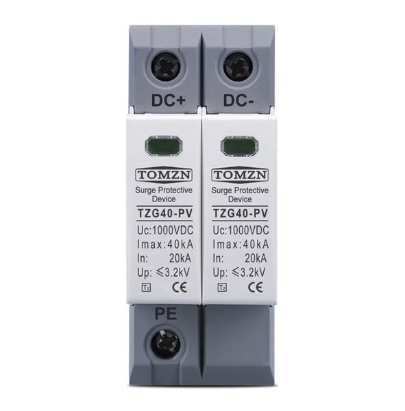 Surge Protector 2 Phase 1000V 40A Solar Outdoor PV Protection (TOMZN)