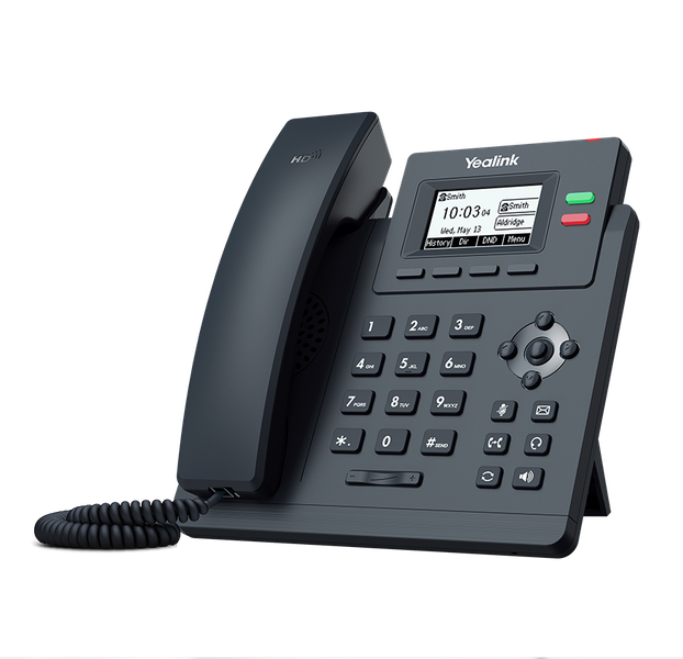 Yealink T31W 2-Line POE IP Phone With Built In WI-FI