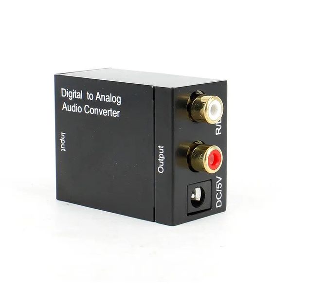 Digital to Analog Audio Converter Digital Coaxial or Toslink digital PB