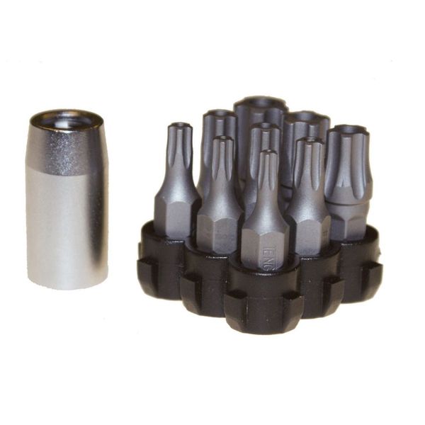 TengTools - 10 Piece 1/4'' Drive Tpx Bits Set 5 Wing - M1410T5