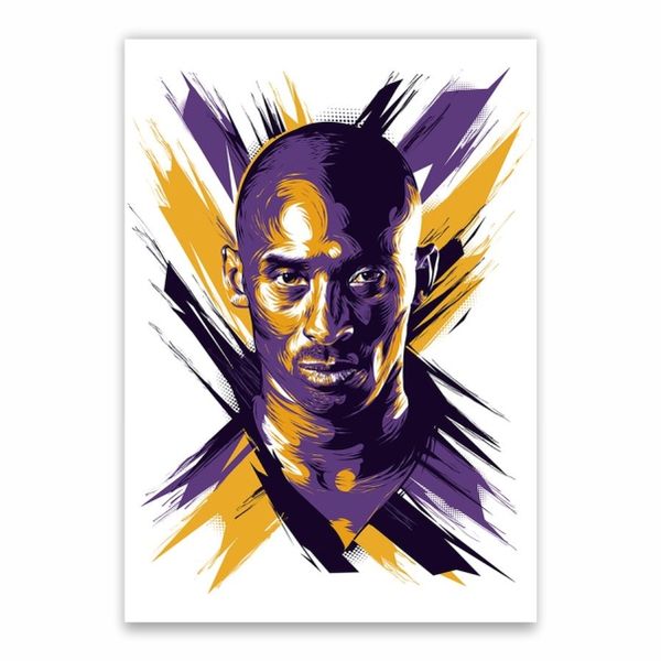 Kobe Bryant Painting Poster - A1