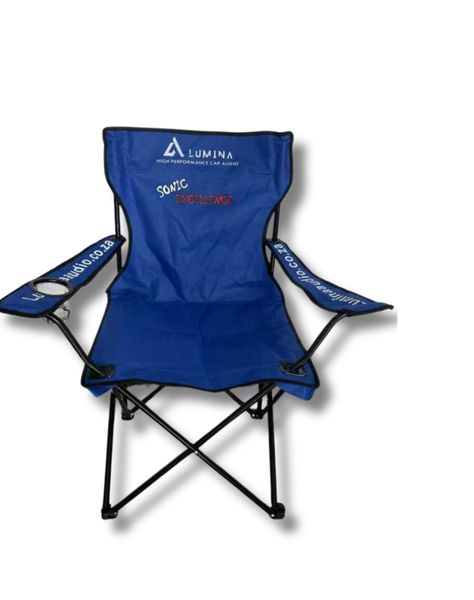 Lumina Outdoor Camping/Beach Chair, Blue, Maximum Weight Capacity 100 KG