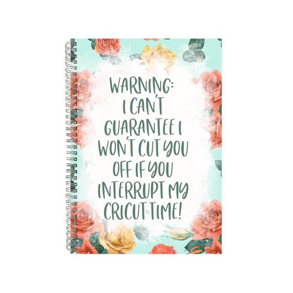 I Cant Guarantee I Wont Cut You Off Notebook Gift Idea A4 Notepad Pad 85