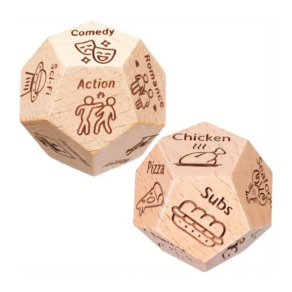 Date Night - Dinner and Movie Decision Dice