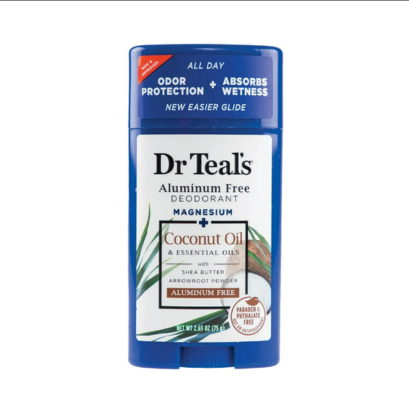 Dr Teals Roll On 75g- Coconut Oil