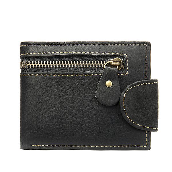 Genuine Leather Wallet-Black