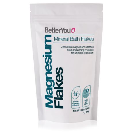 BetterYou Magnesium Mineral Bath Flakes 250g Image