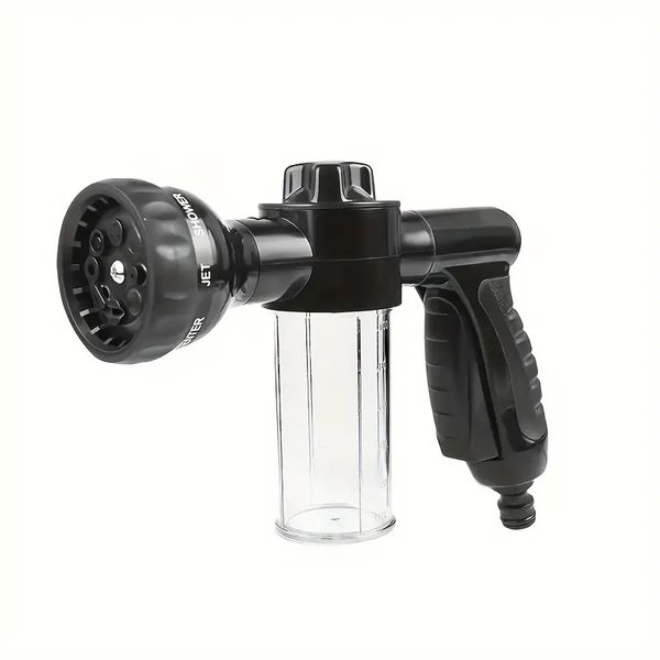 1 Piece of 8-in-1 Outdoor Portable Multifunctional Foam Water Spray Gun