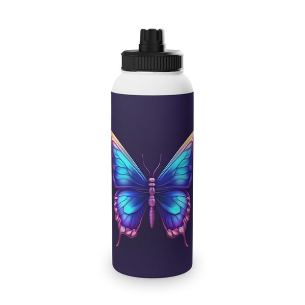 3D Butterfly Design 2 850ml Metal Water Bottle
