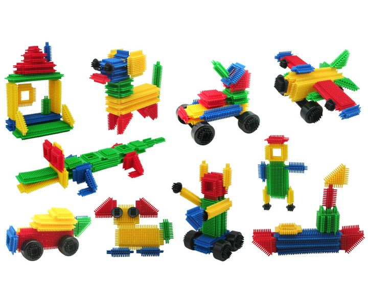 Bristle Blocks Building Set (68 Piece)