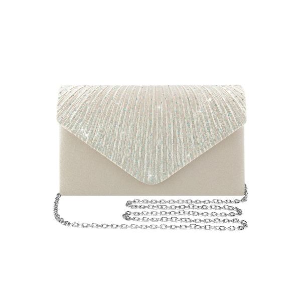 QKTNIUBI Satin Rhinestone And Colorful Crystal Clutch Bag