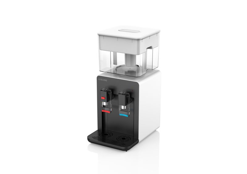 Goldair White Tabletop Water Cooler &amp; Filter GTWD-550