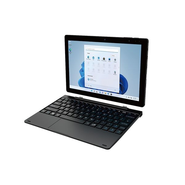 Mecer Xpress Executive Celeron 4GB, 128GB SSD 10.1" 2-in-1 Tablet - Black