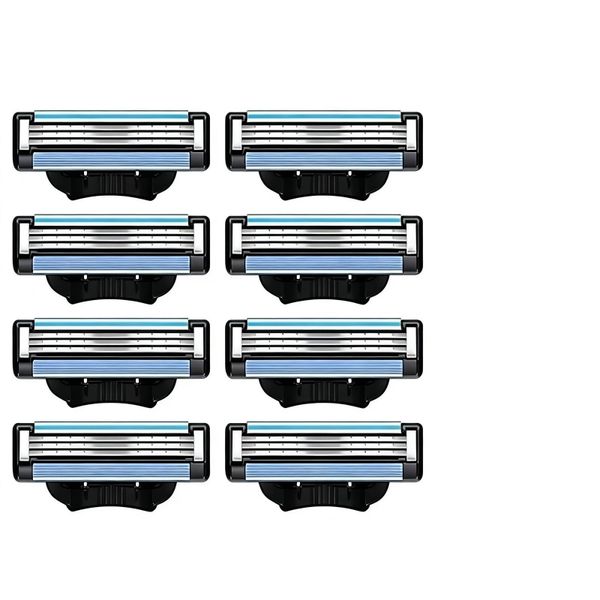 Razor Blade Refill Compatible with Gillette Mach 3 Men's Shavers