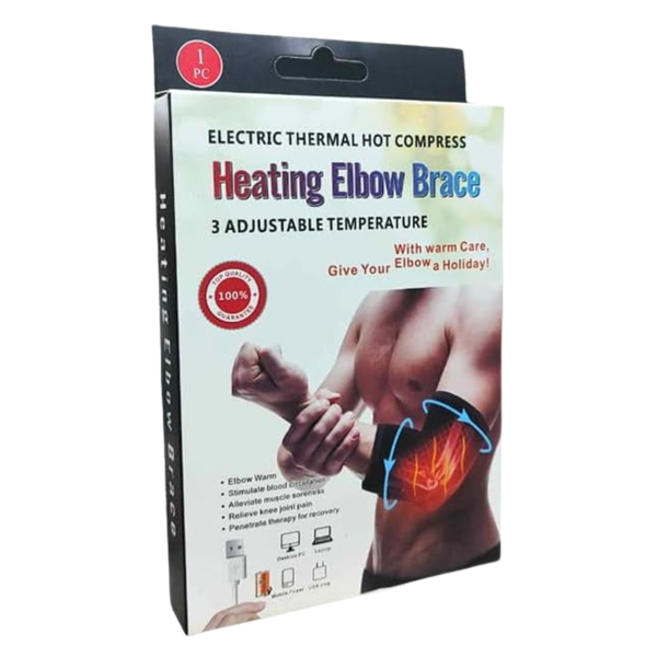 Heating Elbow Brace - Electric Thermal Hot Compress Therapy Wrap