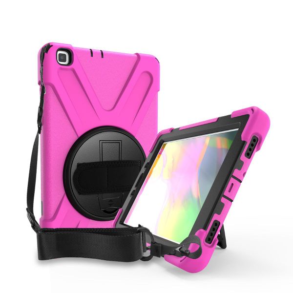 TUFF-LUV Armour Jack Rugged Case for the Samsung Galaxy Tab A9+ (2023) 11" - Pink