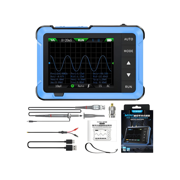 FNIRSI DSO510 2-in-1 Handheld Oscilloscope &amp; DDS Signal Generator 10MHz