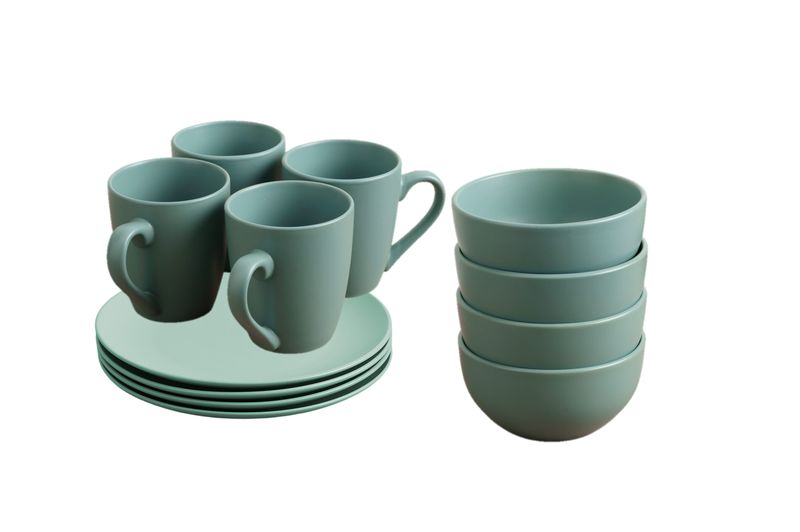 12 piece Stoneware Dinnerset