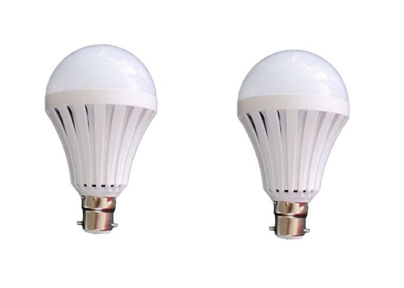 Load Shedding 15W Emergency Rechargeable Smart LED Bulbs - Pack of 2