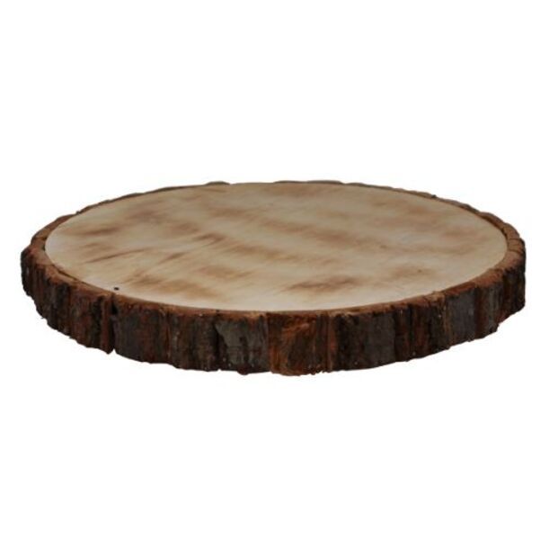 MC - Round Dark/Wood Base