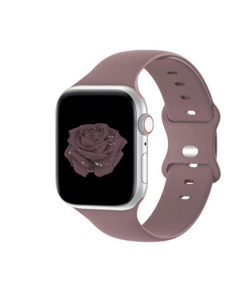 Soft Silicone Sports Watch Band Compatible With Apple - Ocean Blue