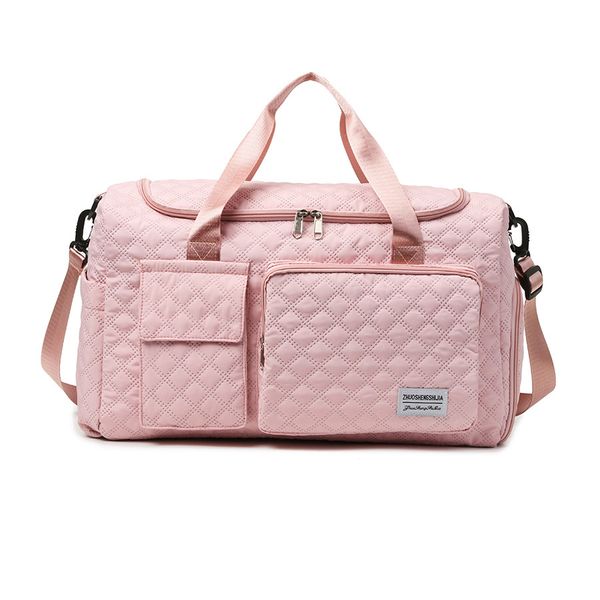 Ladies Fashion Simple Foldable Large-Capacity Luggage Travel Bag