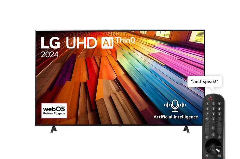 LG 75" UT80006 4K UHD Smart TV with AI Magic Remote &amp; webOS24