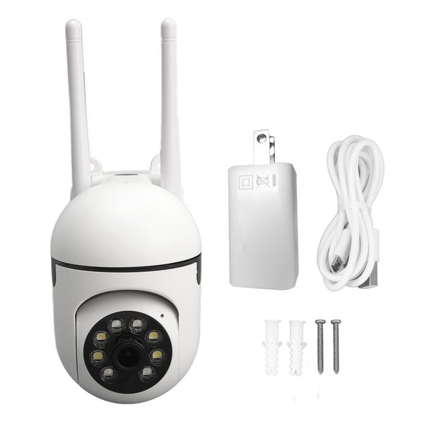 1080P WiFi Security Cam: Night Vision, Motion Detection, 2 - Way Audio