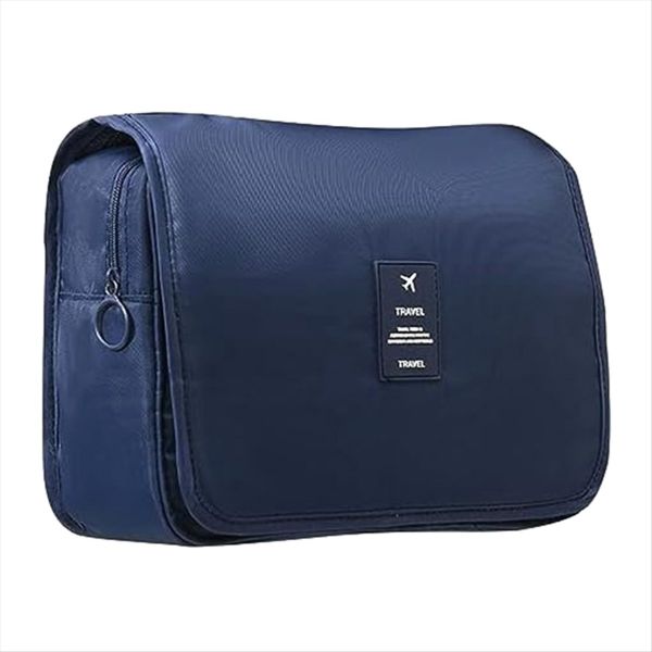 Hanging Toiletry Bag Toiletry Bag Navy Blue