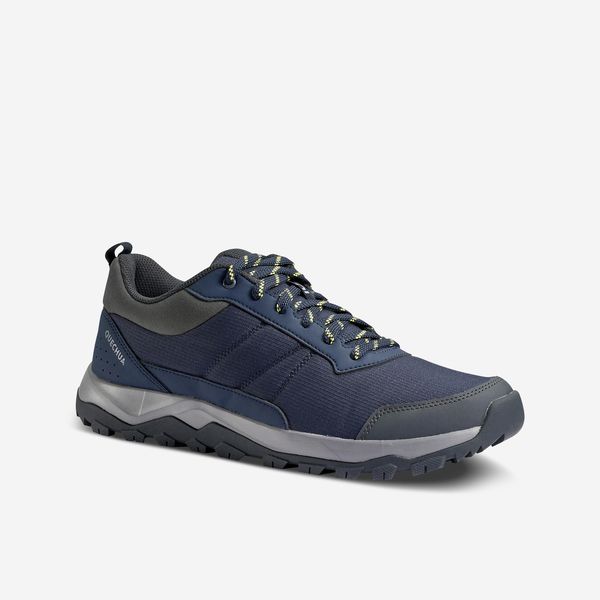 Quechua Men's Hiking Boots - NH100 - Blue &amp; Green