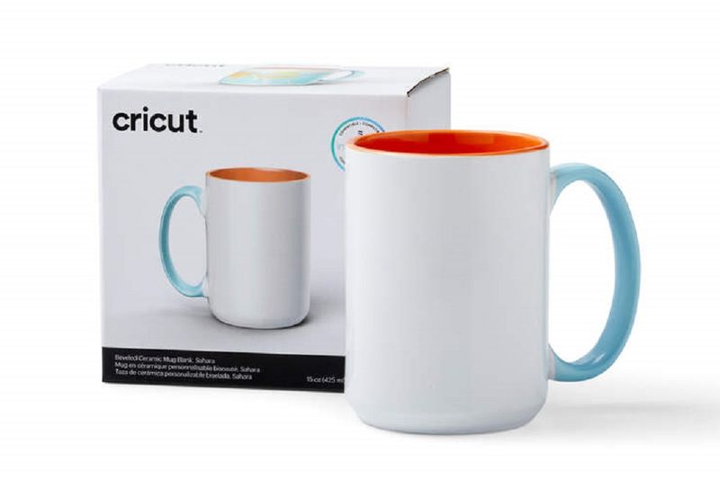 Cricut 15oz Bevel Ceramic Mug Blank - Sahara