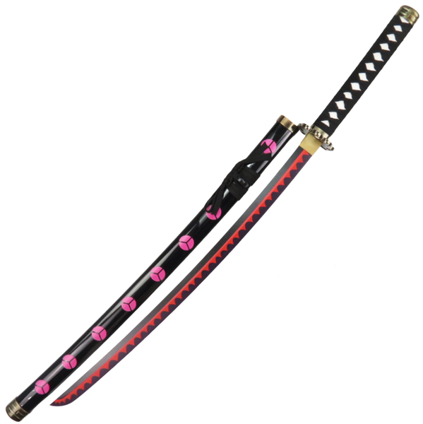 Bamboo One Piece Roronoa Zoro Shusui Sword + Sword Stand