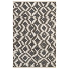 Miss Lyn 180x120cm Diamond Rug in Dark Grey | Shop Today. Get it ...