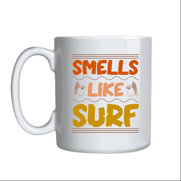 Surf Smell Coffee Mugs Trendy Surfing Lovers Graphic Birthday Present 037