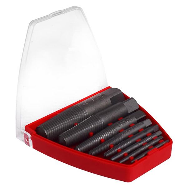 Force 8Pc Screw Extractor Set 1/8-1/4 To 1 3/8-2