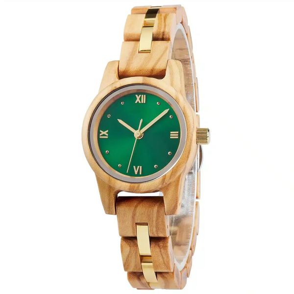 Forest Olive Wood Woman's Watch