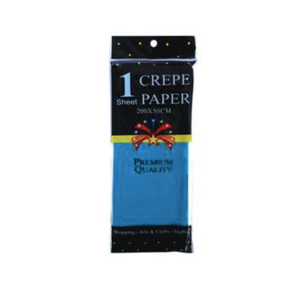 SD Homeware - Crepe Paper Blue x 2