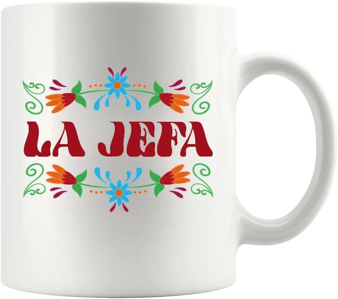 La jefa-father's day-mother's day-Valentines-Christmas Mug