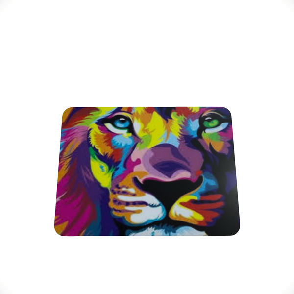 Water Paint Lion - Mouse Pad