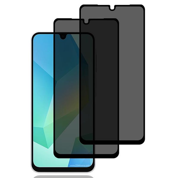 2-Pack Privacy Screen Tempered Glass Film Compatible With Galaxy A16 4G/5G