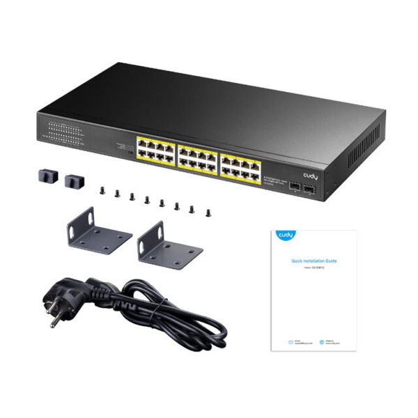 Cudy 24-Port BASE-T Gigabit|2-Port Gbe BASE-X SFP
